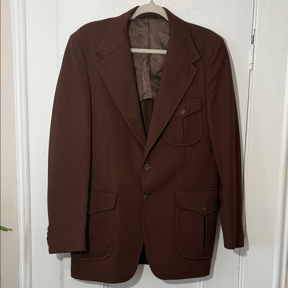 VINTAGE Men's Brown Blazer